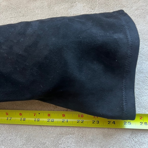 Carlos by Carlos Santana Quantum Faux Black Suede Over Knee Boot Heel 7.5 - Picture 10 of 14
